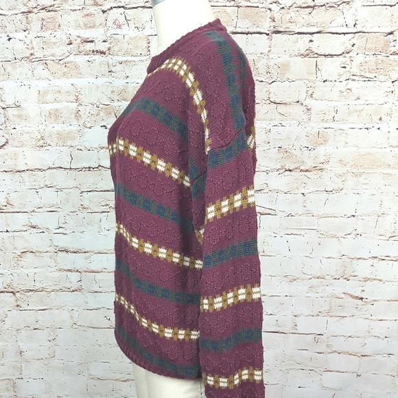 WOODS&GRAY|VTG Boyfriend Oversized Chunky Knit Sweater - Picture 5 of 7